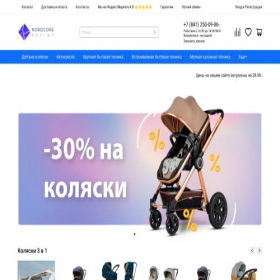 Скриншот главной страницы сайта nordcore-design.com