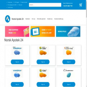 Скриншот главной страницы сайта norskapotek24.com