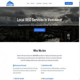Скриншот главной страницы сайта northseo.ca