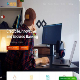Скриншот главной страницы сайта northspringtrust.online