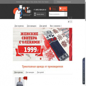 Скриншот главной страницы сайта nosisvoe.ru
