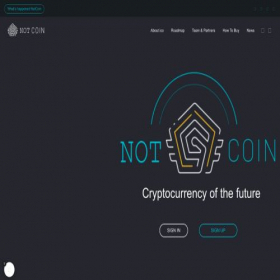 Скриншот главной страницы сайта notcoin.mom