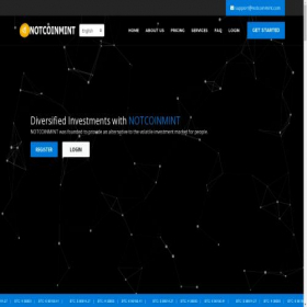 Скриншот главной страницы сайта notcoinmint.com