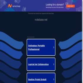 Скриншот главной страницы сайта notebase.net