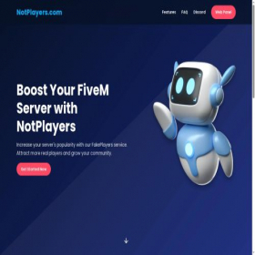 Скриншот главной страницы сайта notplayers.com