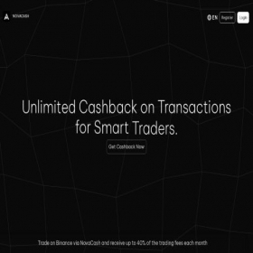 Скриншот главной страницы сайта novacash.co