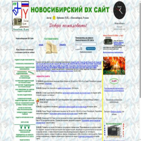 Скриншот главной страницы сайта novosibdx.info