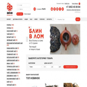 Скриншот главной страницы сайта novosibirsk.dachatea.ru