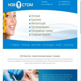Скриншот главной страницы сайта novostom159.ru