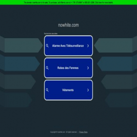 Скриншот главной страницы сайта nowhite.com
