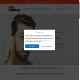 Скриншот главной страницы сайта nowminoxidil.com