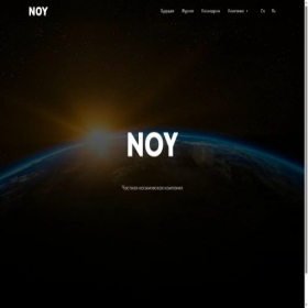 Скриншот главной страницы сайта noyspace.com