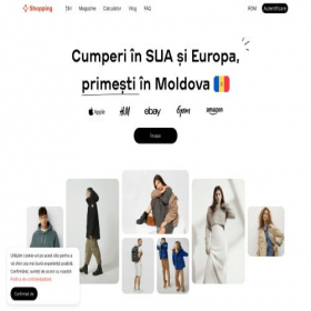 Скриншот главной страницы сайта npshopping.md