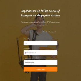 Скриншот главной страницы сайта nsdjob.ru