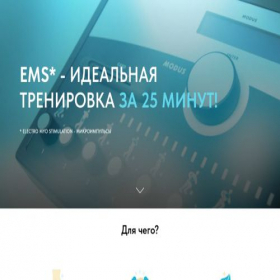 Скриншот главной страницы сайта nskfit.ru