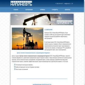 Скриншот главной страницы сайта nsknipi.ru