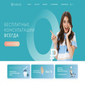 Скриншот главной страницы сайта nsvs.info