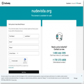 Скриншот главной страницы сайта nudevista.org