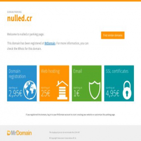 Скриншот главной страницы сайта nulled.cr