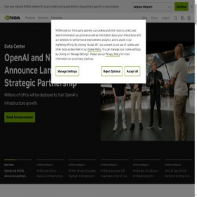 Скриншот главной страницы сайта nvidia.com.ua