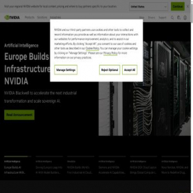Скриншот главной страницы сайта nvidia.in