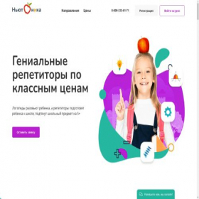 Скриншот главной страницы сайта nyutonika.ru