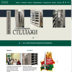 Скриншот главной страницы сайта nzmi.by