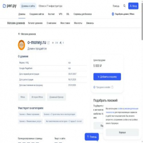 Скриншот главной страницы сайта o-money.ru