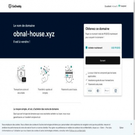 Скриншот главной страницы сайта obnal-house.xyz