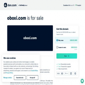Скриншот главной страницы сайта oboxi.com