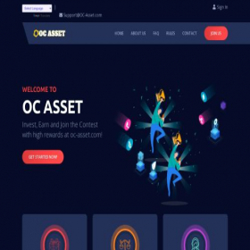Скриншот главной страницы сайта oc-asset.com