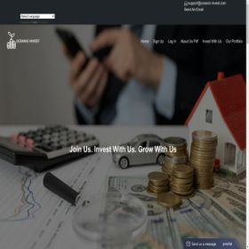 Скриншот главной страницы сайта oceanic-invest.com