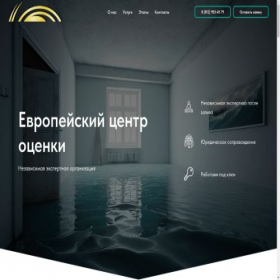 Скриншот главной страницы сайта ocenka178.ru