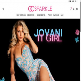 Скриншот главной страницы сайта ocsparkle.com