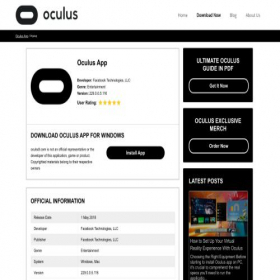Скриншот главной страницы сайта oculsdl.com