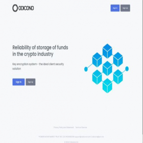 Скриншот главной страницы сайта odicond.com