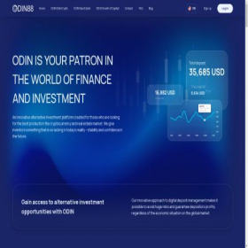 Скриншот главной страницы сайта odin88.capital