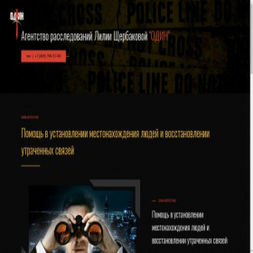 Скриншот главной страницы сайта odinsearch.click