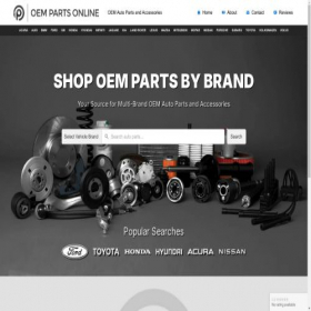 Скриншот главной страницы сайта oempartsonline.com