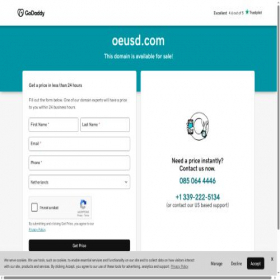 Скриншот главной страницы сайта oeusd.com