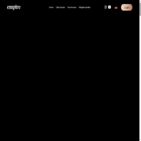 Скриншот главной страницы сайта official-empire.com