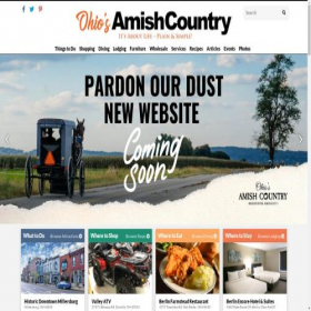 Скриншот главной страницы сайта ohiosamishcountry.com