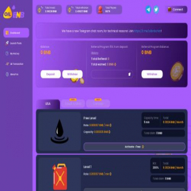 Скриншот главной страницы сайта oilbnb.io