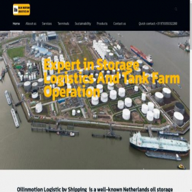 Скриншот главной страницы сайта oilinmotionlogisticbv.com