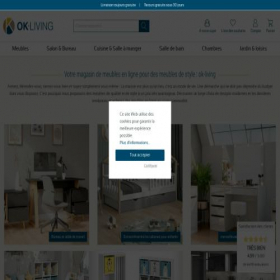 Скриншот главной страницы сайта ok-living.fr