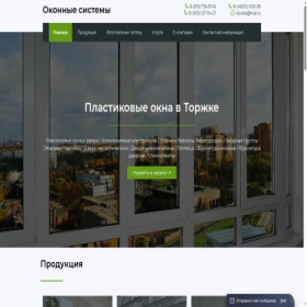 Скриншот главной страницы сайта ok-sistemy.ru