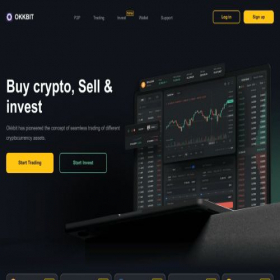 Скриншот главной страницы сайта okkbit.com