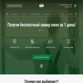 Скриншот главной страницы сайта oknavigoda.ru