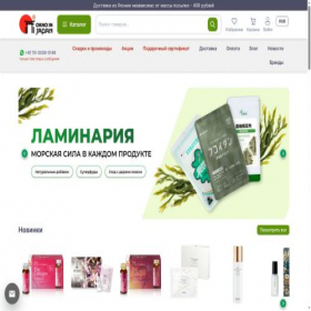 Скриншот главной страницы сайта oknoinjapan.com