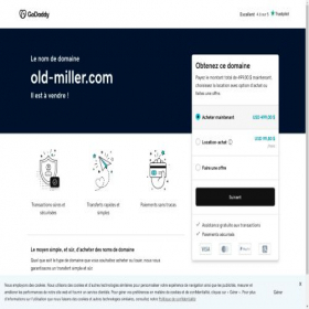 Скриншот главной страницы сайта old-miller.com